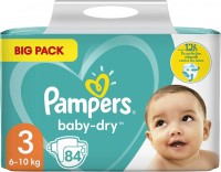 Photos - Nappies Pampers Active Baby-Dry 3 / 84 pcs 