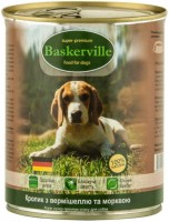 Photos - Dog Food Baskerville Dog Can with Rabbit/Noodles 