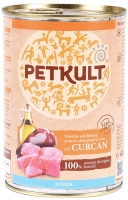 Photos - Dog Food PETKULT Canned Grain Free Junior with Turkey 400 g 20