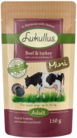 Photos - Dog Food Lukullus Adult Mini Beef/Turkey Pouch 24