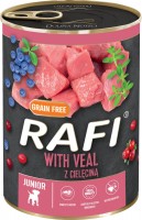 Photos - Dog Food Rafi Junior Grain Free Veal Canned 400 g 1