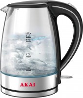 Photos - Electric Kettle Akai AKG-804 2200 W 1.7 L  stainless steel