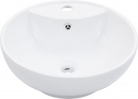 Photos - Bathroom Sink VidaXL Wash Basin with Overflow Ceramic 143903 465 mm