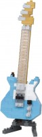 Photos - Construction Toy Nanoblock Electric Guitar Pastel Blue NBC_346 