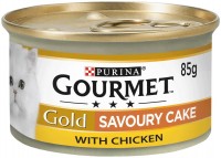 Photos - Cat Food Gourmet Gold Savoury Cake Chicken  12 pcs