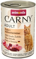 Photos - Cat Food Animonda Adult Carny Turkey/Chicken Liver  400 g