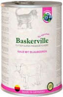 Photos - Cat Food Baskerville Kitten Can Veal/Backberries 400 g 