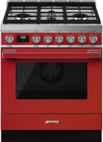 Photos - Cooker Smeg Portofino CPF30UGMR red