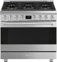 Photos - Cooker Smeg Professional SPR36UGMX stainless steel
