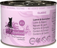 Photos - Cat Food Catz Finefood Classic Canned Lamb/Rabbit  200 g 6 pcs