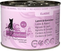 Photos - Cat Food Catz Finefood Classic Canned Lamb/Rabbit  200 g 12 pcs