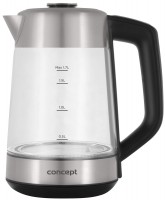 Photos - Electric Kettle Concept RK4190 2200 W 1.7 L  stainless steel