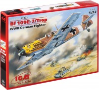 Photos - Model Building Kit ICM Messerschmitt Bf 109E-7/Trop (1:72) 