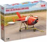 Photos - Model Building Kit ICM KDA-1 (Q-2A) Firebee with Trailer (1:48) 