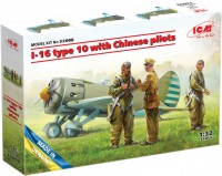 Photos - Model Building Kit ICM I-16 Type 10 with Chinese Pilots (1:32) 