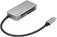 Card Reader / USB Hub Sandberg USB-C Multi Card Reader Pro 