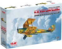 Photos - Model Building Kit ICM DH. 82A Tiger Moth with Bombs (1:32) 
