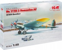 Photos - Model Building Kit ICM He 111H-3 Romanian AF (1:48) 