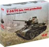 Photos - Model Building Kit ICM T-34/76 (late 1943 production) (1:35) 