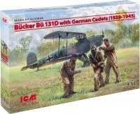 Photos - Model Building Kit ICM Bucker Bu 131D with German Cadets (1939-1945) (1:32) 