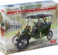 Photos - Model Building Kit ICM Model T 1911 Touring with American Motorists (1:24) 