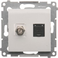 Photos - Socket Simon 54 Series DASFRJ45.01/11 white