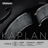 Photos - Strings DAddario Kaplan Vivo Viola C String Long Scale Medium 