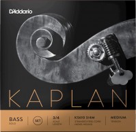 Photos - Strings DAddario Kaplan Solo Double Bass String Set 3/4 Medium 