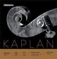 Photos - Strings DAddario Kaplan Solo Double Bass B String 3/4 Medium 