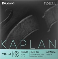 Photos - Strings DAddario Kaplan Forza Viola D String Short Scale Medium 