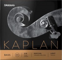 Photos - Strings DAddario Kaplan Double Bass String Set 3/4 Light 