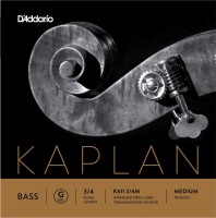 Photos - Strings DAddario Kaplan Double Bass G String 3/4 Medium 