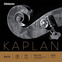 Photos - Strings DAddario Kaplan Double Bass D String 3/4 Light 