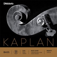Photos - Strings DAddario Kaplan Double Bass D String 3/4 Heavy 