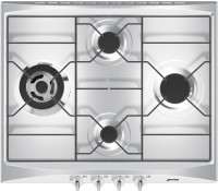 Photos - Hob Smeg SR264X2 stainless steel