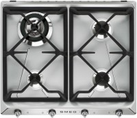 Photos - Hob Smeg SR964XGH stainless steel