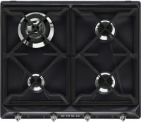 Photos - Hob Smeg SR964NGH black