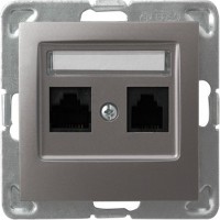 Photos - Socket Ospel Impresja GPK-2Y/K/m/23 gray