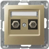 Photos - Socket Ospel Impresja GPA-2YF/m/28 golden