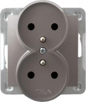 Photos - Socket Ospel Impresja GP-2YRZ/m/23 gray