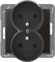 Photos - Socket Ospel Impresja GP-2YRZ/m/50 graphite