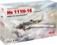 Photos - Model Building Kit ICM He 111H-16 (1:48) 