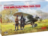 Photos - Model Building Kit ICM I-153 with Soviet Pilots (1939-1942) (1:32) 