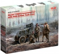 Photos - Model Building Kit ICM Model T RNAS with WWI British Tank Crew (1:35) 