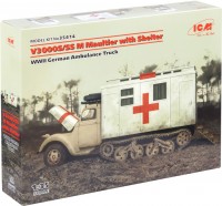 Photos - Model Building Kit ICM V3000S/SS M Maultier with Shelter (1:35) 