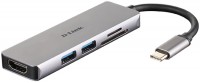 Photos - Card Reader / USB Hub D-Link DUB-M530 