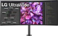 Photos - Monitor LG UltraWide 38WQ88C 37.5 "  black