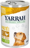 Photos - Dog Food Yarrah Organic Dog Pate with Chicken/Seaweed 400 g 1