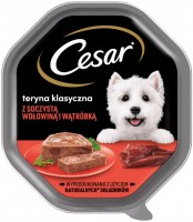 Photos - Dog Food Cesar Classic Terrine with Beef/Liver 150 g 1