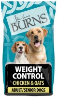 Photos - Dog Food Burns Weight Control Adult/Senior Chicken/Oats 12 kg 